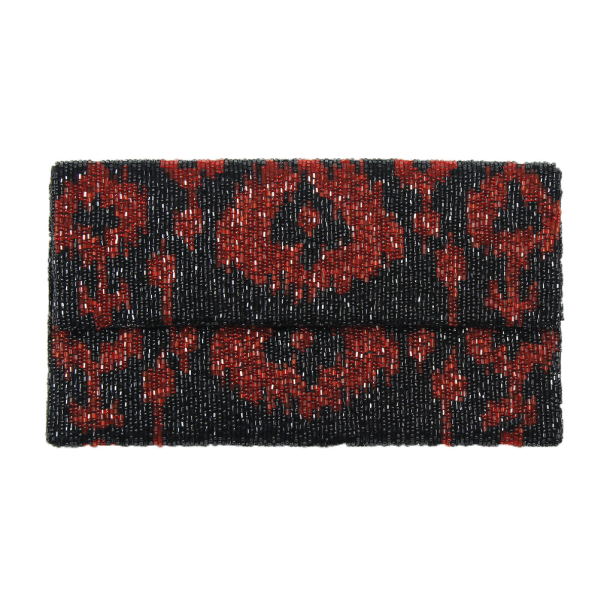 Flap Clutch Ikat Pattern