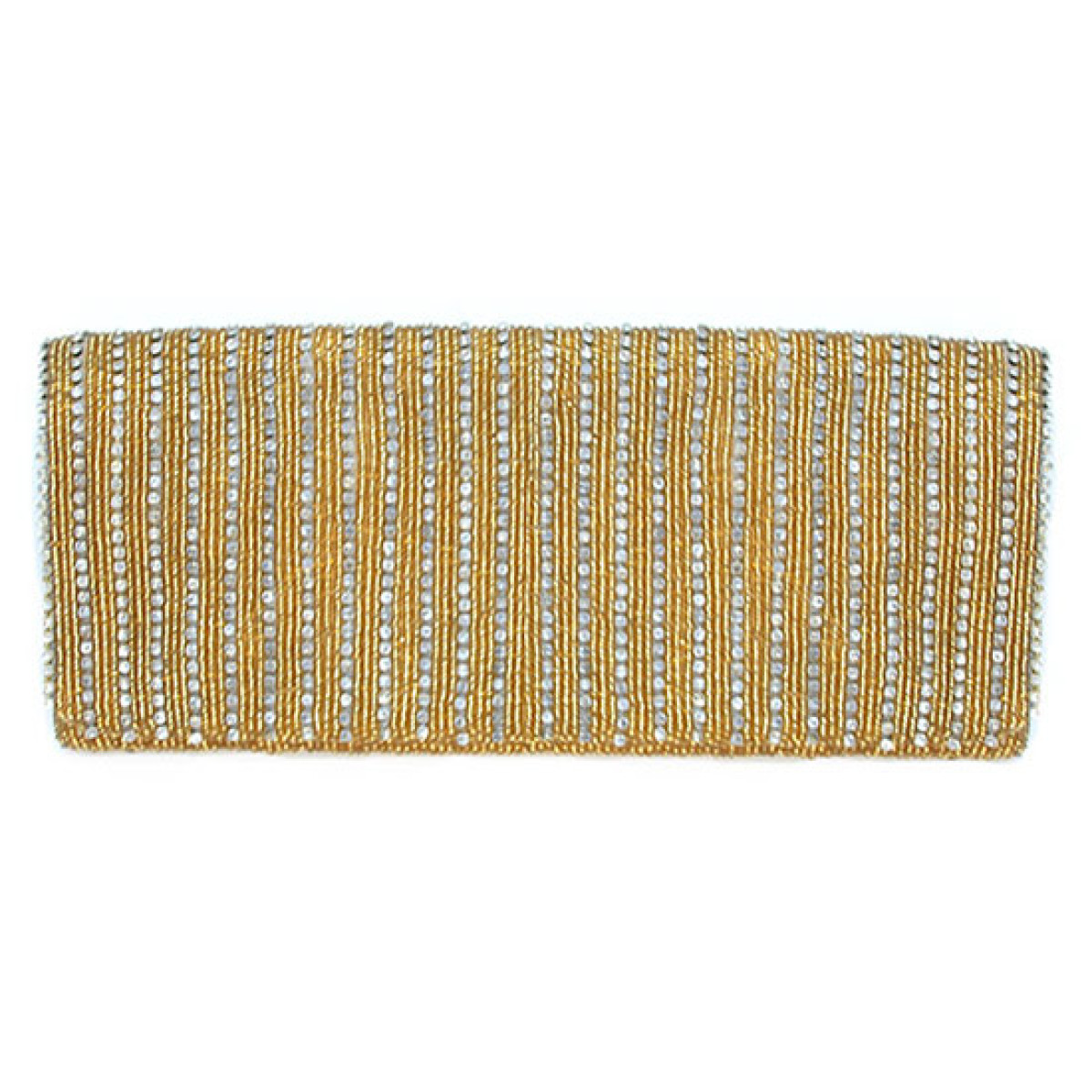 Fully Beaded Fold Over Clutch