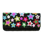 Fully Beaded Fold Over Clutch