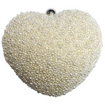 Fully Beaded Heart Purse