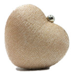 Fully Beaded Heart Purse