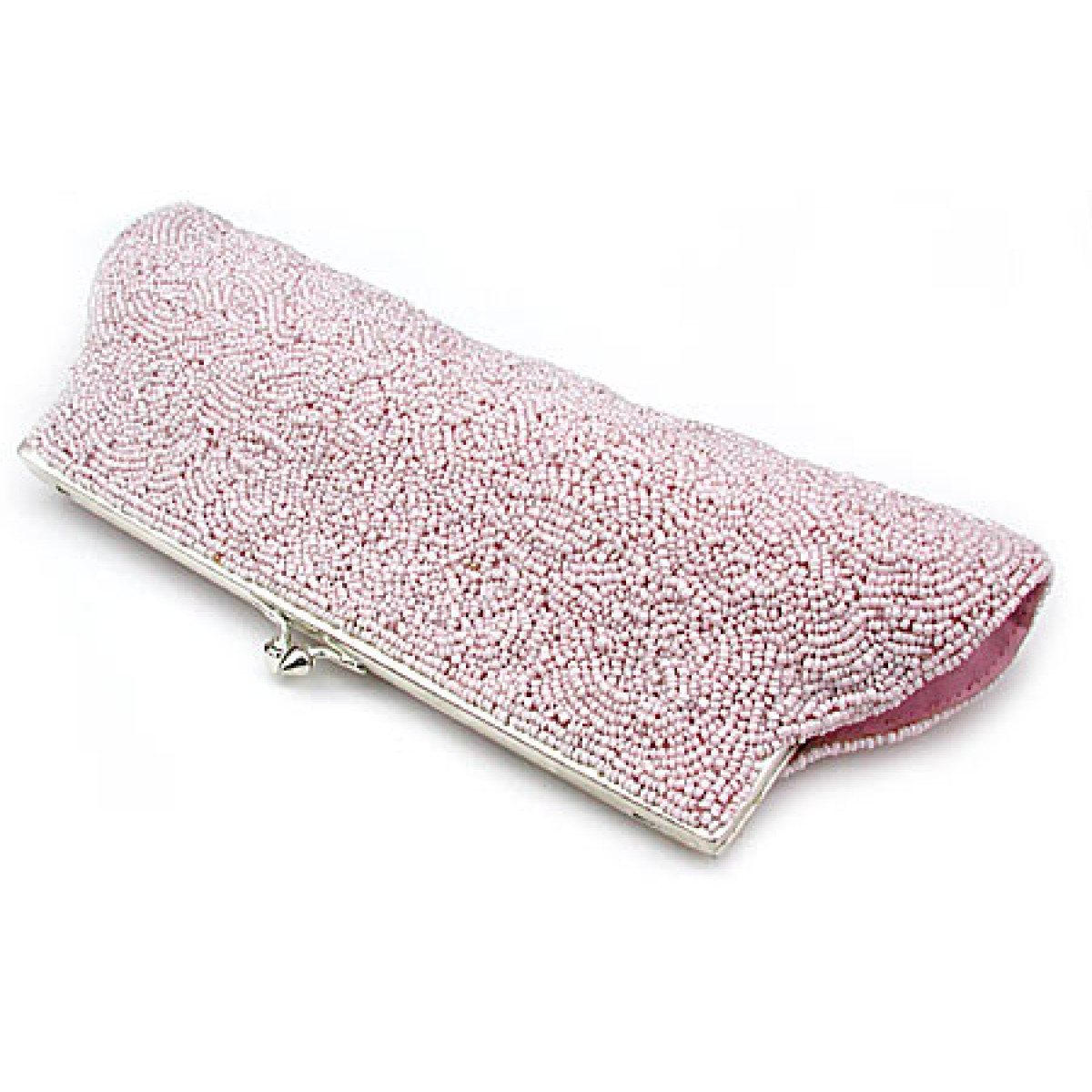 Fully Beaded Satin Clutch
