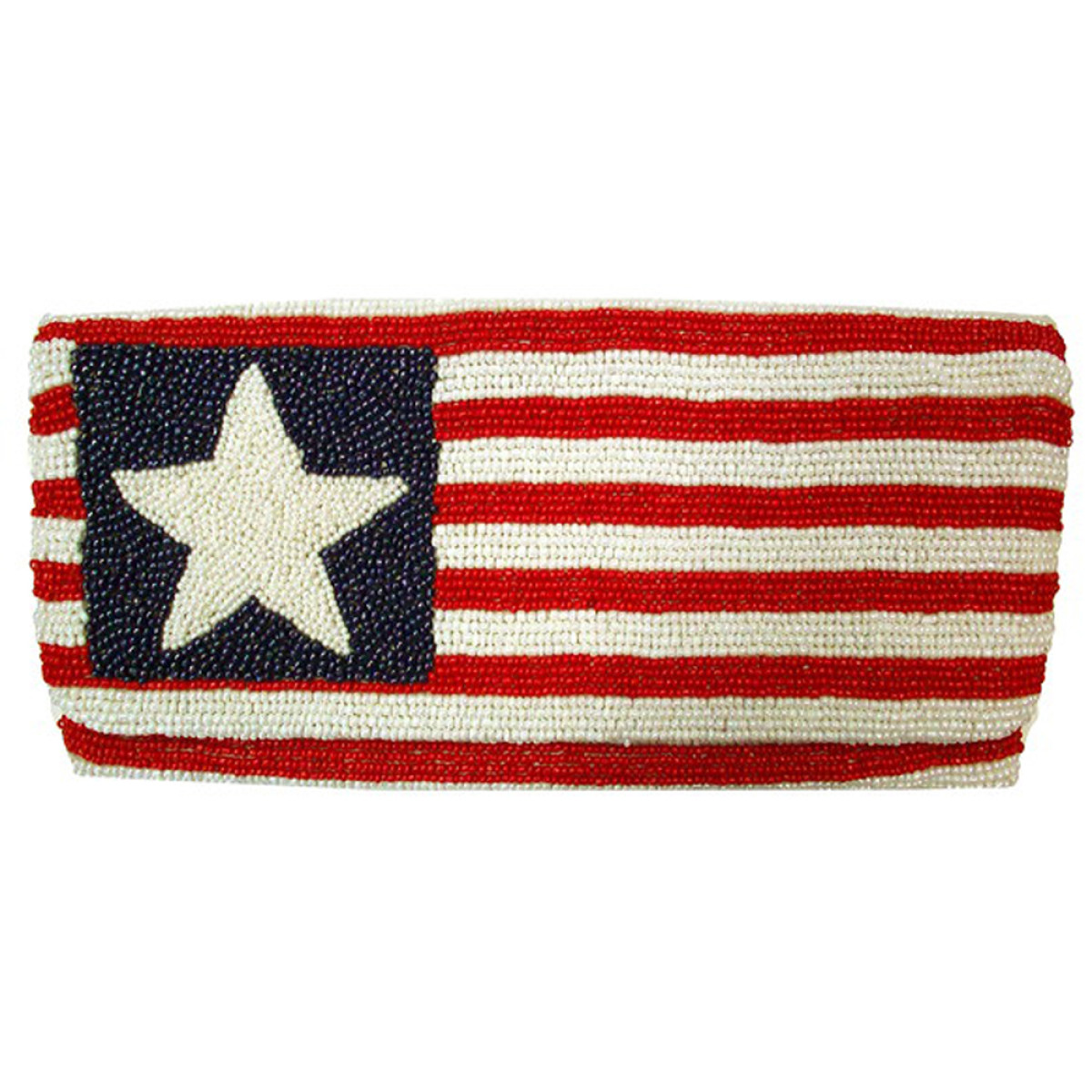 Fully Beaded US Flag Bag