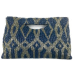 Geometric Print Tote Cut Out Handle Small