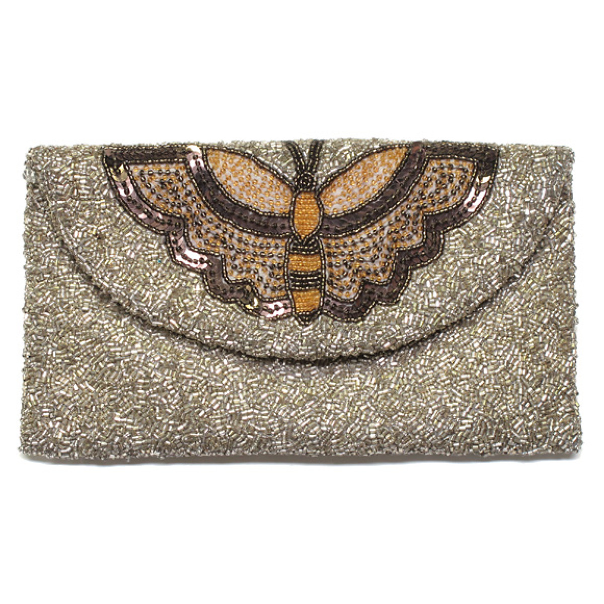 Hand-Beaded Clutch