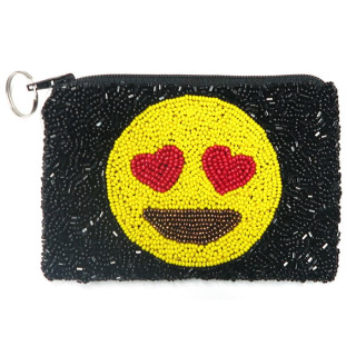 Heart Eyes Emoji Coin Purse