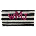 Horizontal Stripe with Monogram