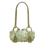 Leather and Mother of Pearl Bag