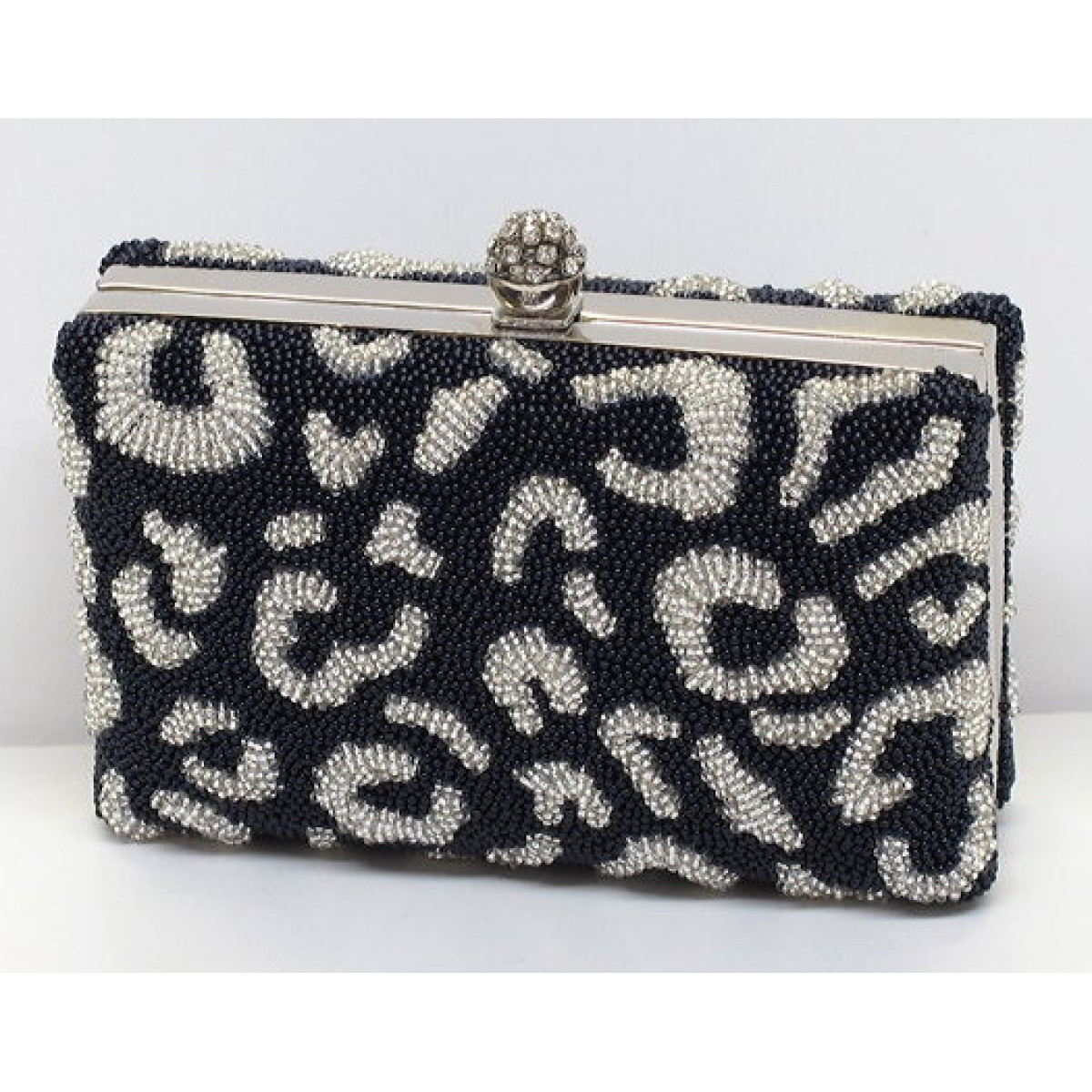Leopard Print Box Clutch