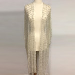 Long Evening Beaded Sleeve Wrap