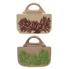 Tote Jute with Coral Reef Motif