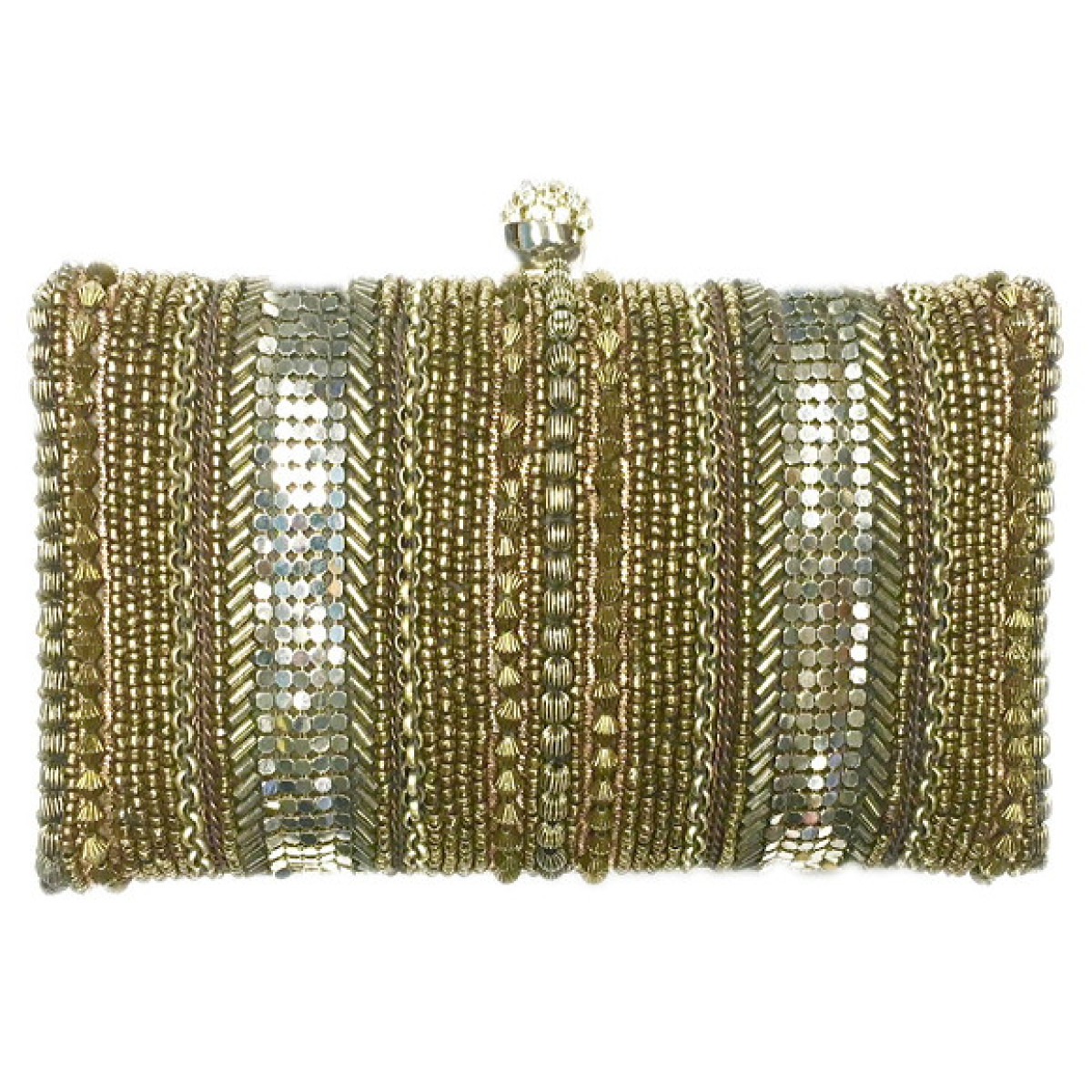 Metallic Chains  Box Clutch
