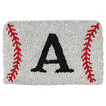 Monogram Baseball Coin Purse