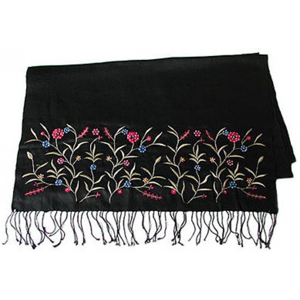 Pashmina Shawl With Hand Embroidery
