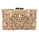 Pearl Flowers Box Bag 