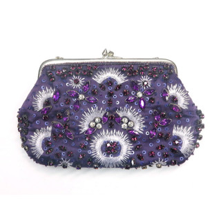 Silk Crystal Purse