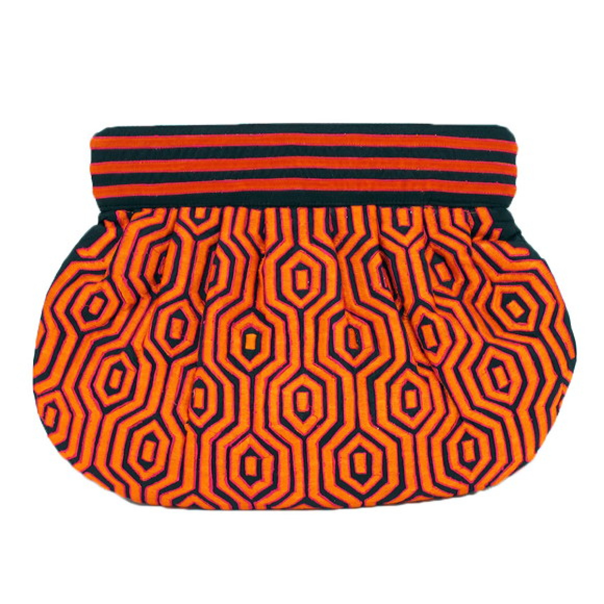 Silk Embroidered Clutch