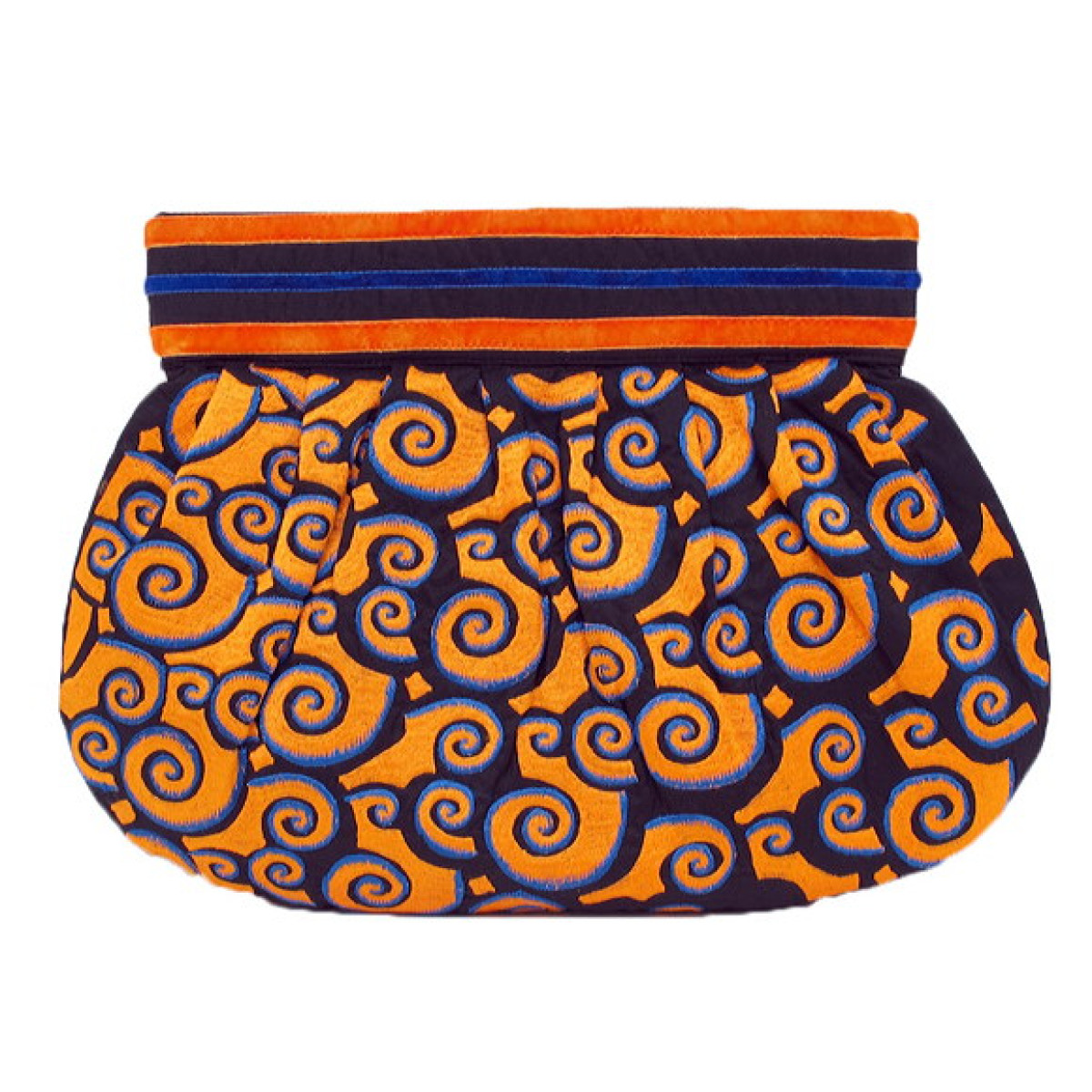 Silk Embroidered Clutch