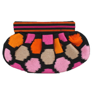 Silk Embroidered Clutch