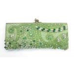 Silk Purse With Glass Beads