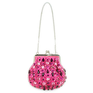 Silk Purse with Swarovski Austrian Crystals