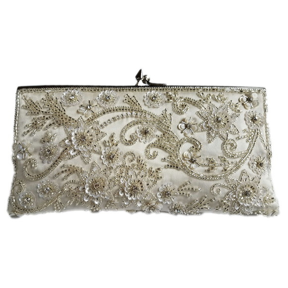 Slim Clutch Flower Swirls