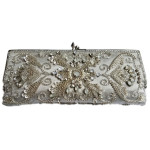 Slim Clutch Ornate Pearls/Stones