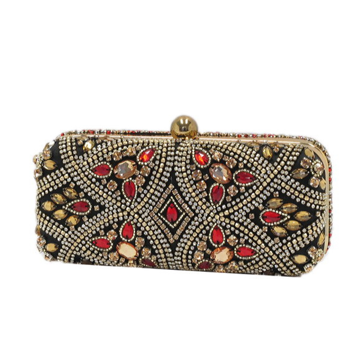 Slim Crystal Box Bag