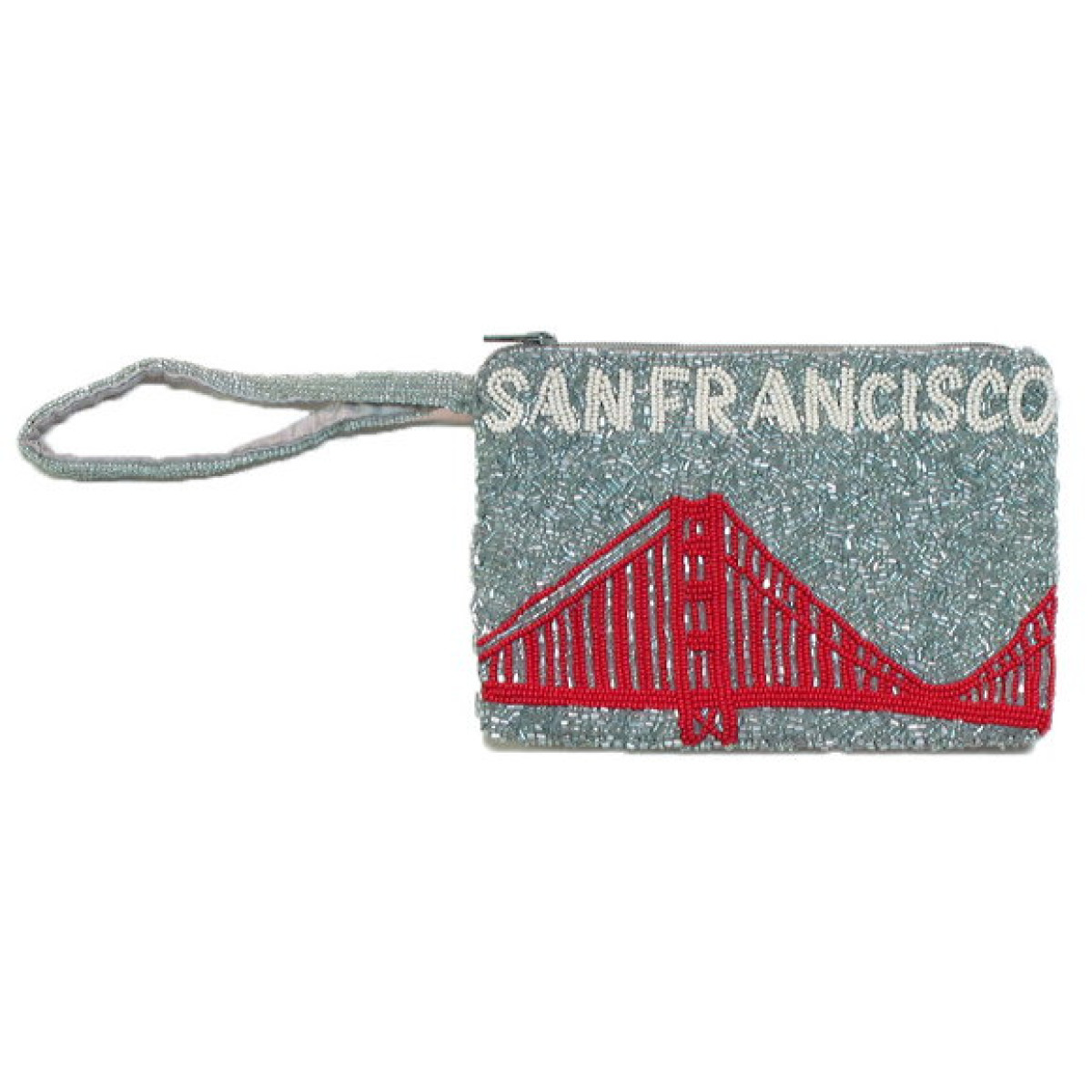 Small Wrist Pouch San Francisco Logo