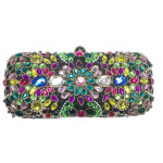 Stone Embellished Evening Box Bag