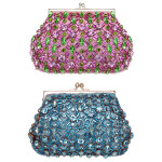 Swarovski Crystal Beaded Silk Clutch