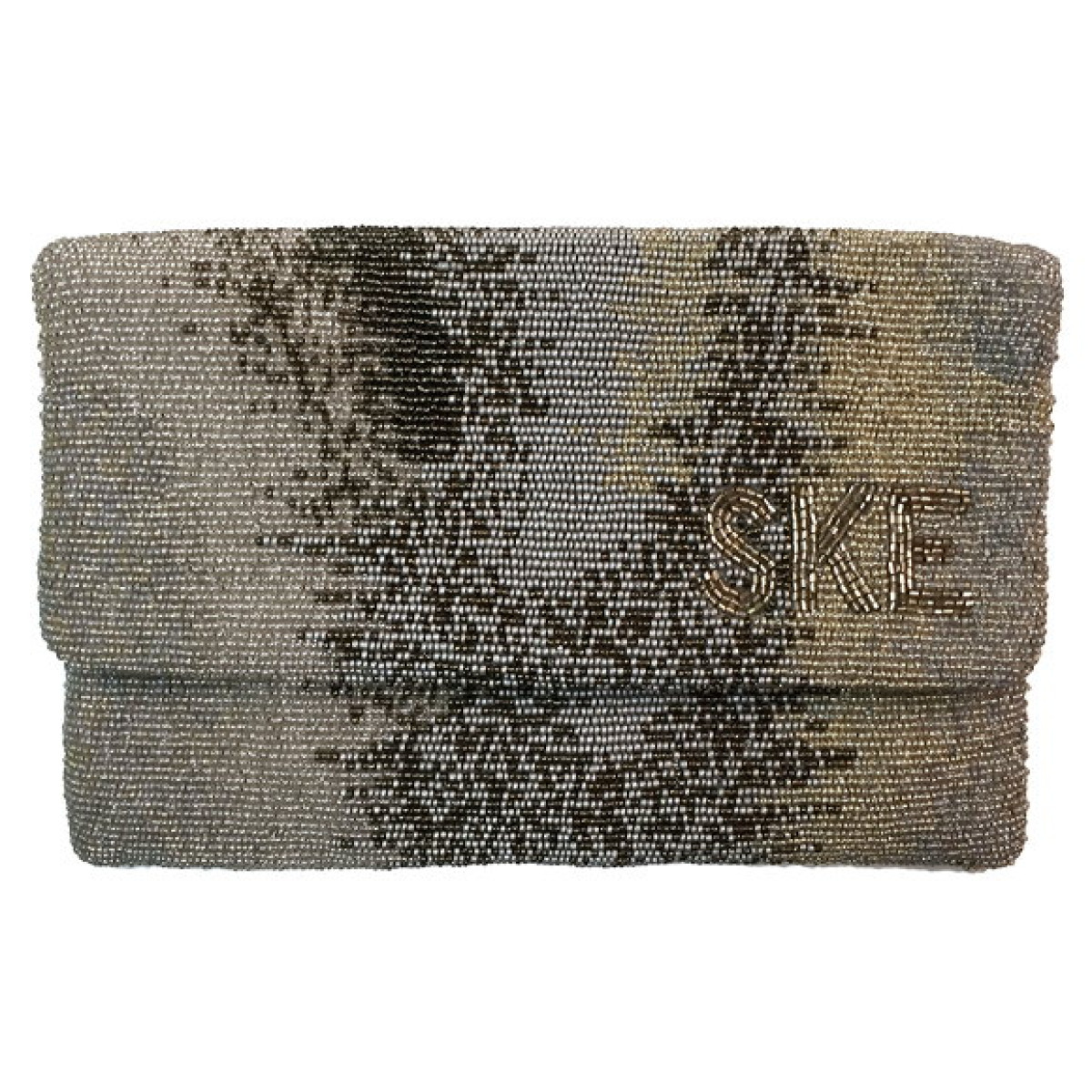 Tie Dye Large Monogram Clutch