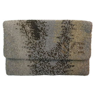 Tie Dye Large Monogram Clutch