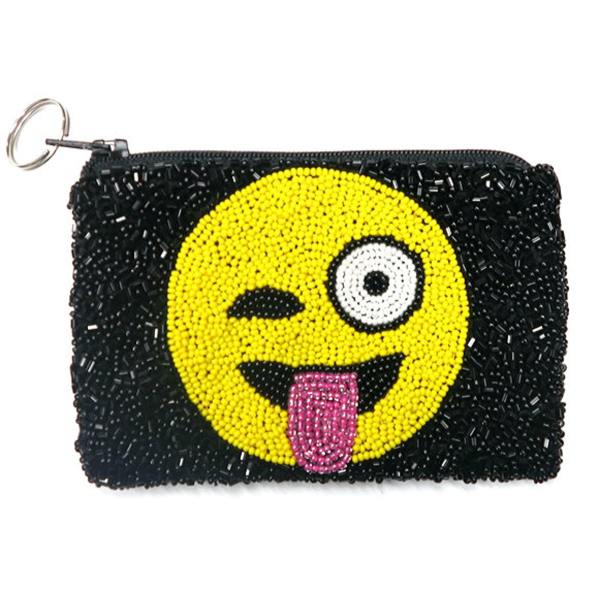 Tongue Out Emoji Coin Purse