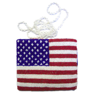 US Flag Cross Body Pouch