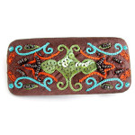 Wide Beaded Barrette