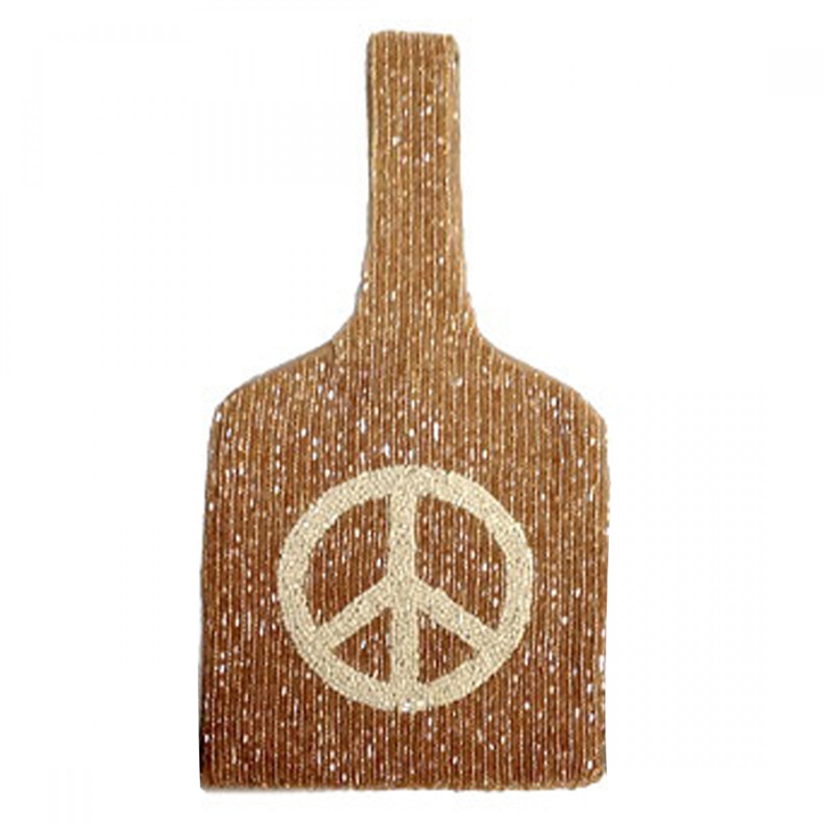 Wristlet with Peace Sign Motif