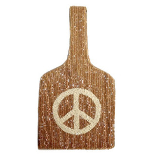 Wristlet with Peace Sign Motif