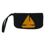 Wristlet with Sail Boat
