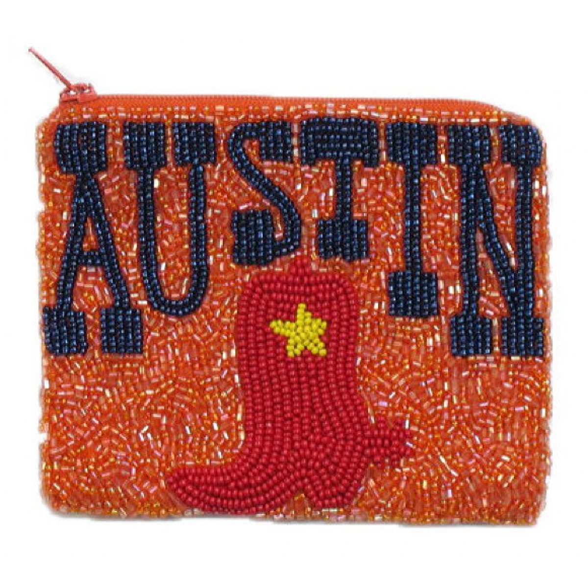 Zipper Pouch Austin Logo