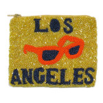 Zipper Pouch Los Angeles Logo