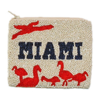 Zipper Pouch Miami Logo Zipper Pouch Miami Logo