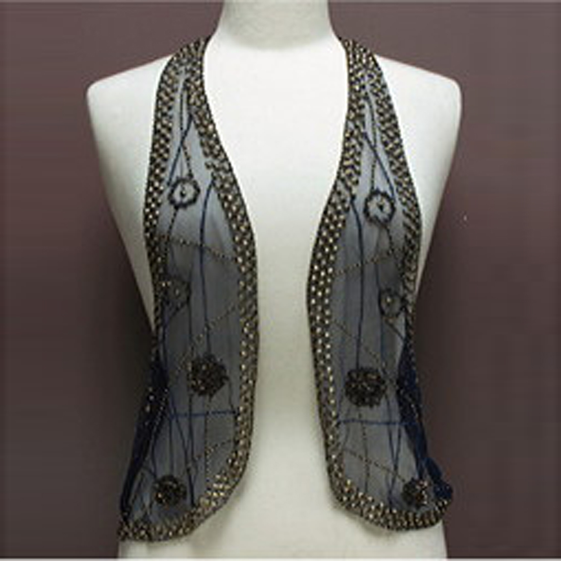 beaded vest