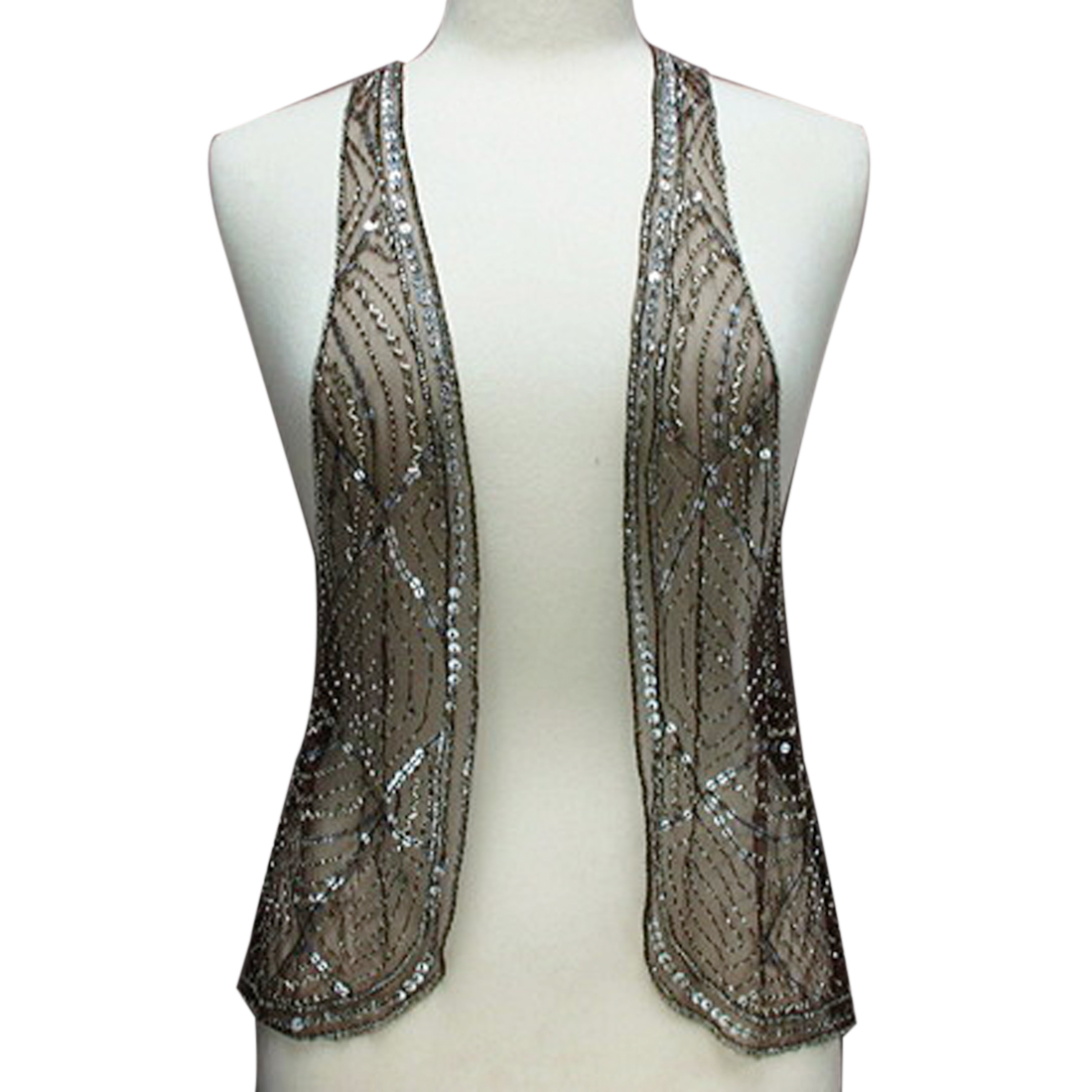 beaded vest